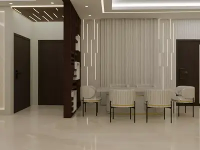 Modern Living Room 3D model