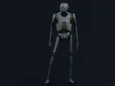  IMPERIAL DROID-03 Rigged for Unreal Engine - Unity - MIXAMO 3D model