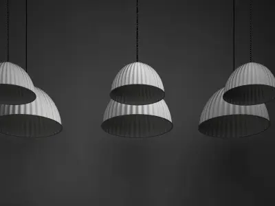 Muuto Under The Bell Pendant Lamp 55-82cm 3D model