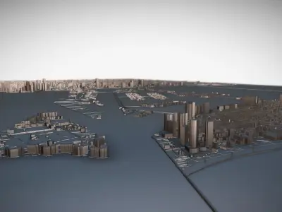 Miami city 3D model