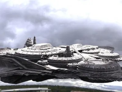 Star Freighter Grand battleship 3D model purchase