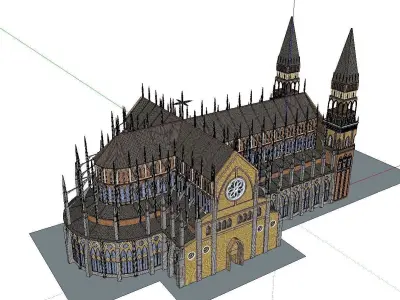 Architecture-Religion-God-Culture-Temple-0251 cathedral 3D model