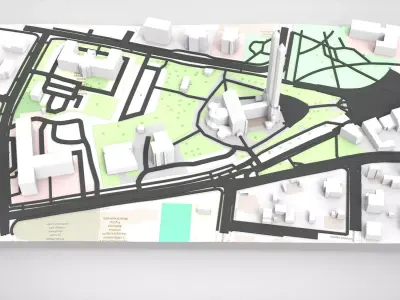 Basilica of St Anthony Rybnik Poland 3D model