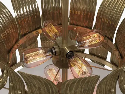 arteriors Analise Two Tier Chandelier 3D model