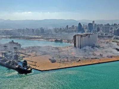 a kitchen with sitting area windows and  with metallic interior 3D model