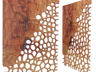 Organic wall hanging  3D model