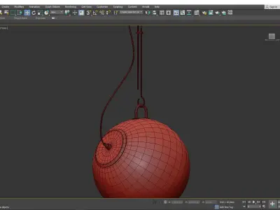 Miconos Pendant Light Low-poly 3D model