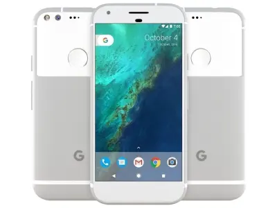 Google Pixel Very Silver 3D model