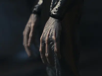 Classic Alien Blender 3D model