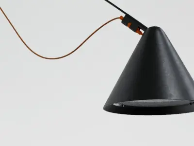 AYNO wall light Low-poly 3D model