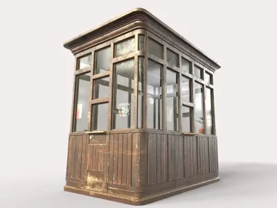 Ticket Booth  3D model