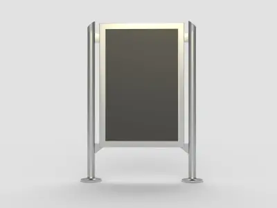 Citylight Poster 3D model