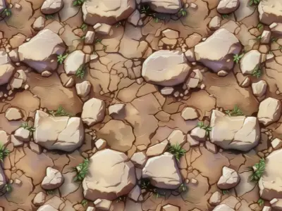 Stylized Ground Seamless Texture Texture