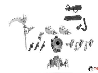 Dark Techno - Domination Priest and Plaguepriest Upgrade 3D print model