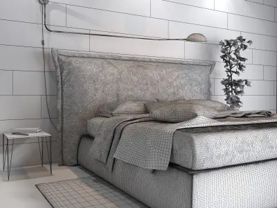 Felis Parker bed 3D model