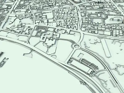 Doha City Qatar 3D print model