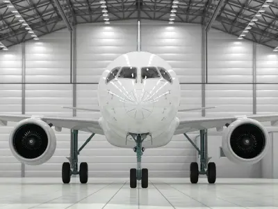  Airbus A220-100 Detailed Cabin and Cockpit 