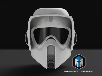 Scout Trooper Helmet - 3D Print Files 3D print model