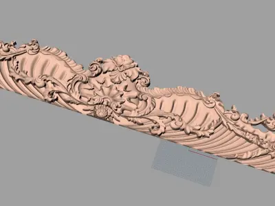 3D carved model furniture 3D design used for artcam aspire E811 3D model