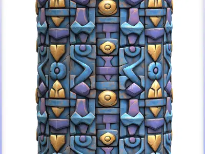 Stylized Wall Seamless Texture Texture 25
