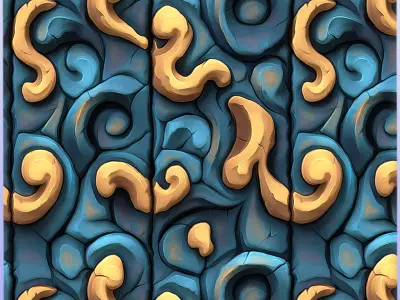 Stylized Ornaments Seamless Texture Texture