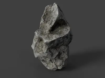 Rock 6-10 Low-poly 3D model