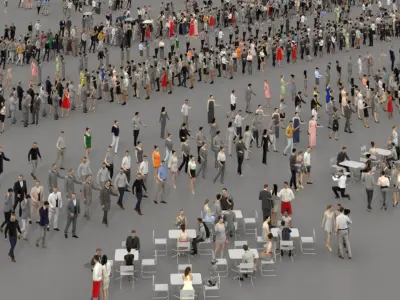  3D PEOPLE CROWDS - TOTAL PACK - ULTIMATE SPEED SOLUTION - CROWD 