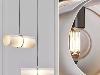 Pendant lamp 3D model 17