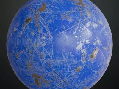 Painted Metal Surface PBR Seamless Texture buy