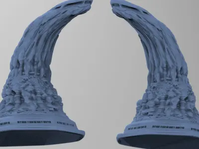 Arch stone  3D model