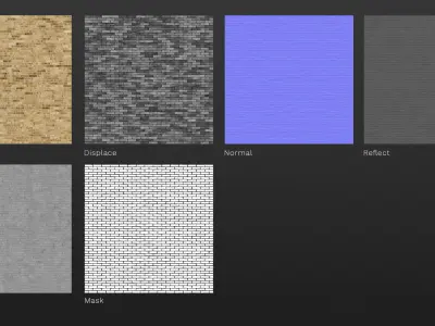 Yellow london brick wall texture Texture