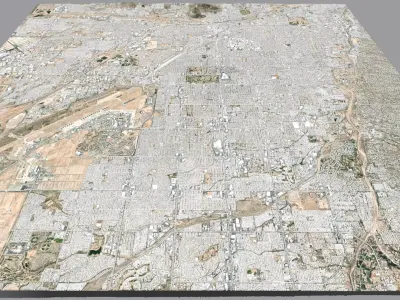  Cityscape Tuson Arizona USA 3D model