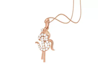 Spiritual Om Pendant 3D print model