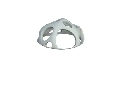 SciFi Cube Object No 55795 Low Poly Shape Low-poly 3D model