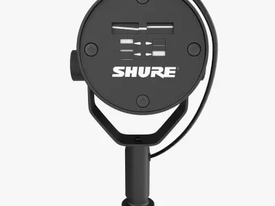 Microphone radio podcast shure sm7b  nanite ready da1 3D model