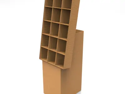 Point of Sale Cardboard Display Stand Texture