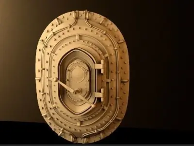 ship-door tank door 3D model