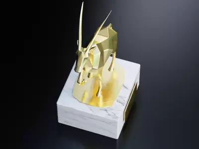 Oryx Trophy Asset 3D model