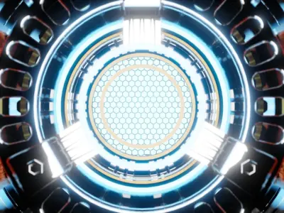 Arc Reactor - IRON MAN 3D model