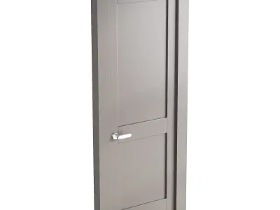 Modern entrance door 40 3D model