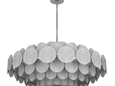 ASOLA chandelier Low-poly 3D model