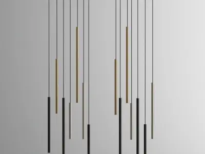 Miu ceiling Suspension Pendant Collection 3D model