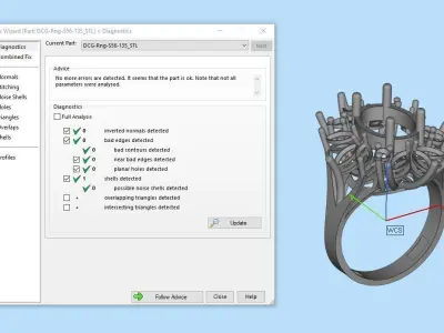Jewelry ring 135 3D print model