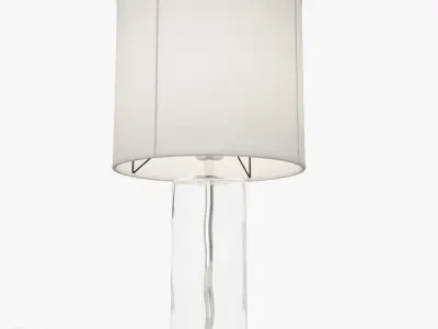 Blown Glass Table Lamp by West Elm 3D model