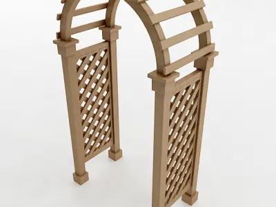 Arbor Trellis Style 3 3D model
