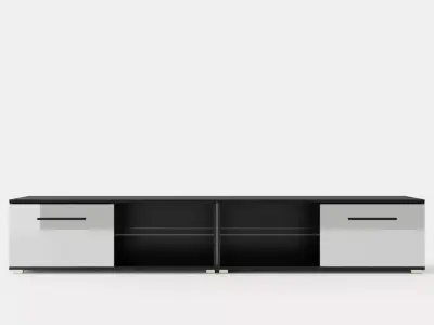 Storsjo TV Bench 200 Cm With Led Lighting Low-poly 3D model