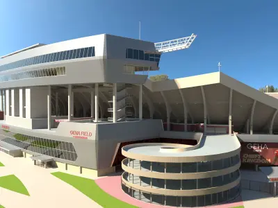 Geha field 3D model