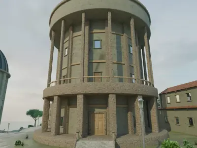 Dome Island 3D model