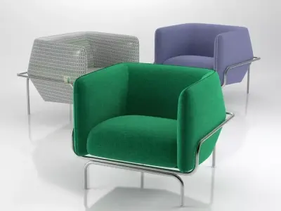 Chandigarh armchair 3D model