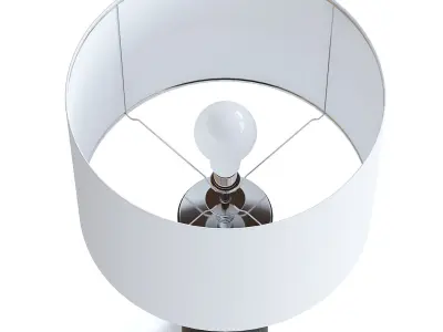 Stone Table Lamp 3D model